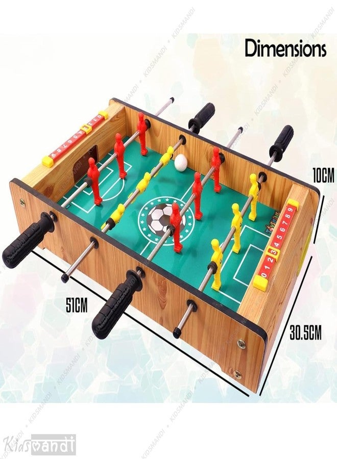 كيدز ماندي لعبة كرة القدم المصغرة للأطفال والكبار | لعبة عائلية ممتعة داخلية | لعبة رياضية مصغرة لكرة القدم المصغرة (صغيرة) - Image 2